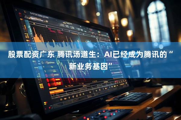 股票配资广东 腾讯汤道生：AI已经成为腾讯的“新业务基因”